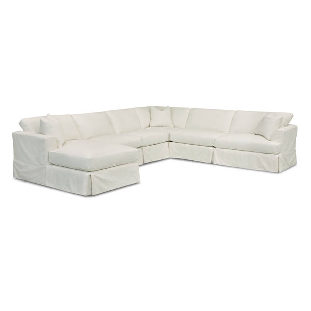 Wayfair Custom Upholstery™ Lucia 92.5'' Slipcovered Sleeper Sofa ...